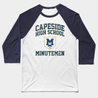 Capeside High School Minutemen (Dawson's Creek) Variant Baseball T-Shirt